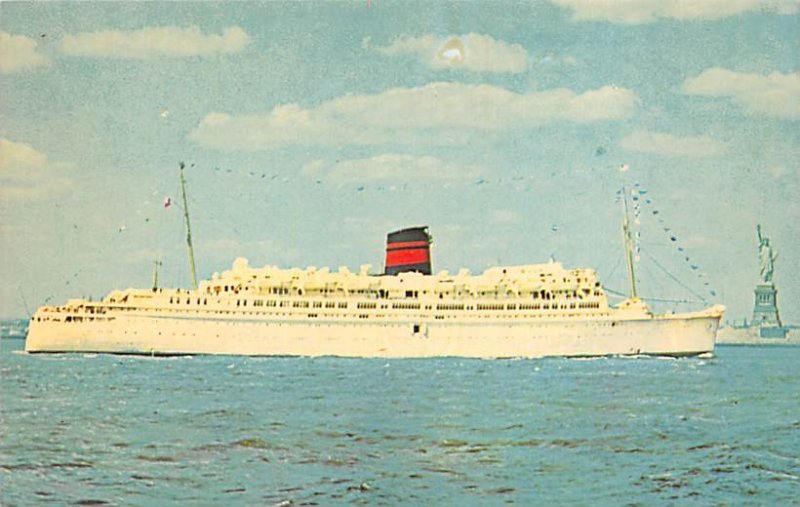 QTEV Queen of Bermuda Furness Line Ship Unused 