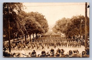 J89/ Montgomery Alabama RPPC Postcard c1920s Military Parade Troops 189