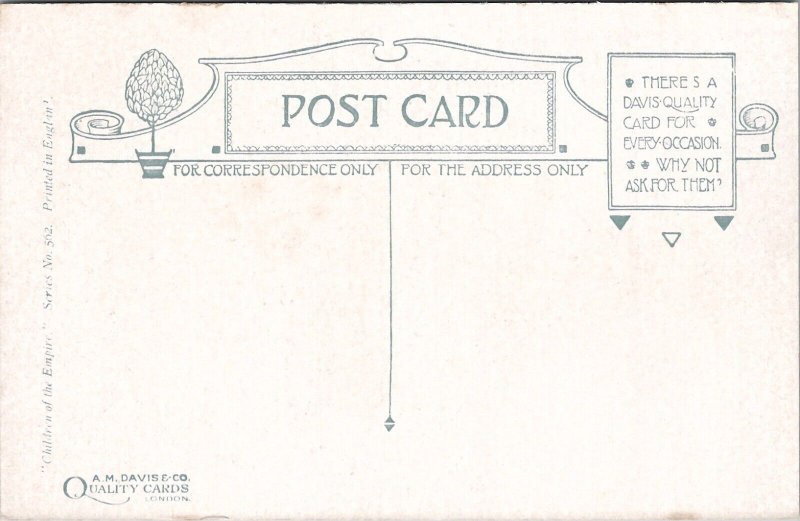 Artist HGC Marsh Lambert AUSTRALIA Girl with Basket of Fruit Postcard W15