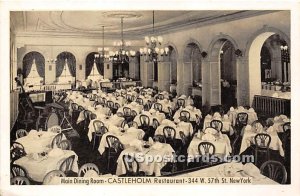 Main Dining Room, Castlehome Restaurant - New York City s, New York NY  