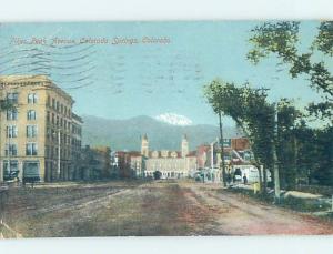 Divided-Back STREET SCENE Colorado Springs CO G5351