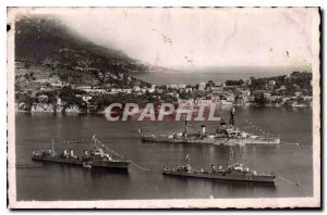 Old Postcard Villefranche sur Mer La Rade View Cap d'Ail