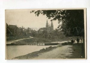 289519 LATVIA REZEKNE Cathedral Vintage photo 1928 year RPPC