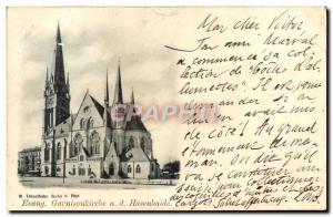 Postcard Old Evang Garnisokirche has to Hasenhaide