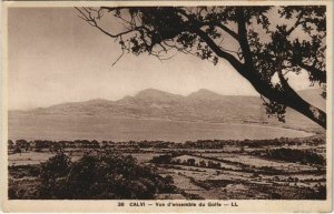 CPA Calvi vue d'ensemble du Golfe CORSICA (1078483)