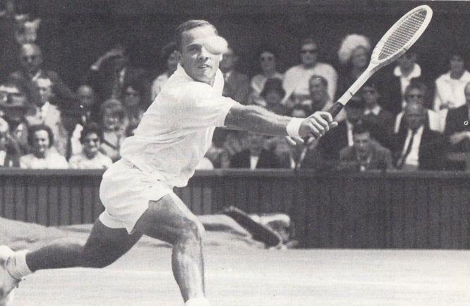 Chuck McKinley USA American Wimbledon Tennis Champion Vintage Postcard