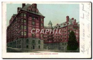 Postcard Old Hotel Portland Oregon