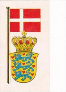 Brooke Bond Tea Trade Card Flags &  Emblems No 26 Denmark