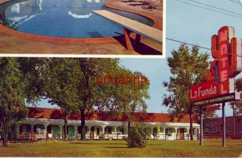 LA FONDA MOTEL Highway No 6 BETTENDORF, IA 1965