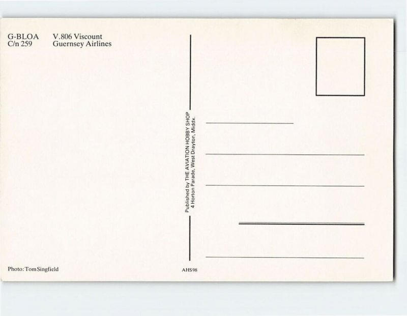 B-300882 C/N 259 Guernsey Airlines