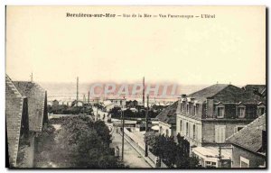 Old Postcard Bernieres Sur Mer Bue Sea Panoramic The Hotel