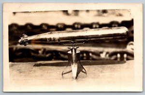 Postcard RPPC Real Photo - US Navy Torpedo