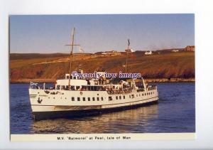 FE2117 - Excursion Ferry - Balmoral , built 1949 - postcard ,at Peel Isle of Man