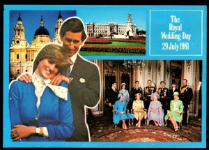 MultiView The Royal Wedding Day 29 July 1981 Royal Family Buckingham ~ Cont'l