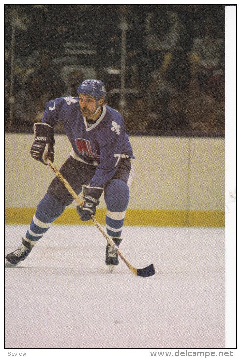 QUEBEC CITY, Quebec, Canada, 1970´s; Hockey Player, Les Nordiques, Pat Price