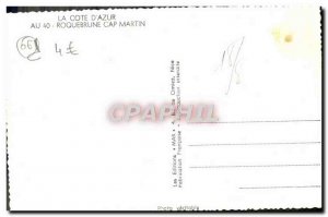 Modern Postcard Roquebrune Cap Martin