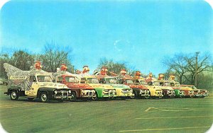 Milwaukee WI Sperry's Famous Chicken Wagons All of Them Postcard