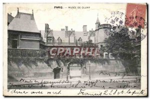 Old Postcard Paris Musee De Cluny