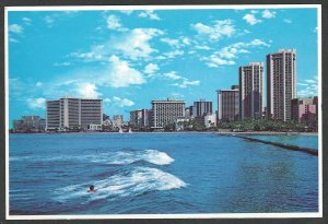 Waikiki Beach, Hawaii   Unused