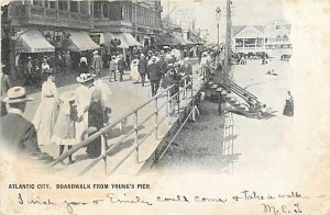 NJ, Atlantic City, New Jersey, Boardwalk From Young's Pier