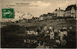 CPA PARAMÉ - Les Rochers de la Hoguette et la Digue (112109)