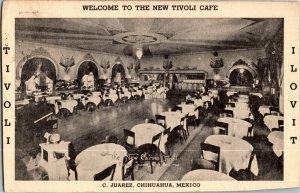 The New Casino Tivoli Cafe Chihuahua Mexico Dining Dance Vintage Postcard B18