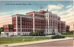 Postcard HOSPITAL SCENE Toledo Ohio OH AI0853