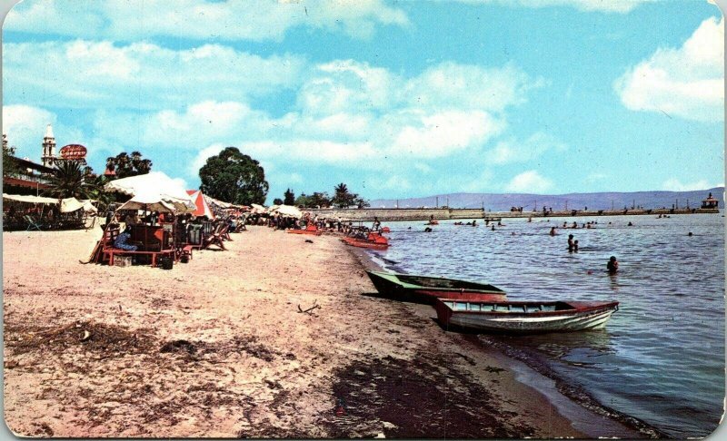 Orillas Del Lago De Chapala CLake Cera Guadalajara Jal Mexico Postcard VTG UNP 