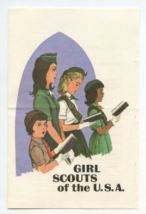 Girl Scout Vesper Service 1970 Bethel College Mennonite Church North Newton KS 