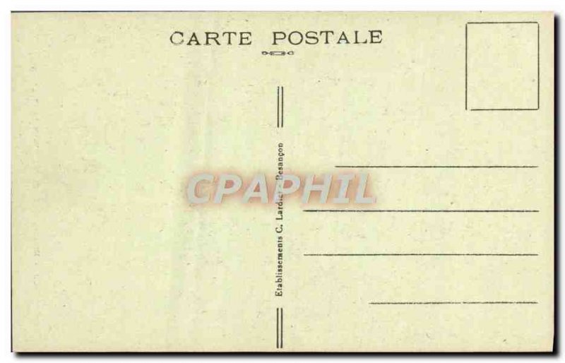 Old Postcard Around Besancon Les Bains sources & # 39Arcier