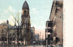 Postcard City Building and De Witt House in Lewiston, Maine~131086