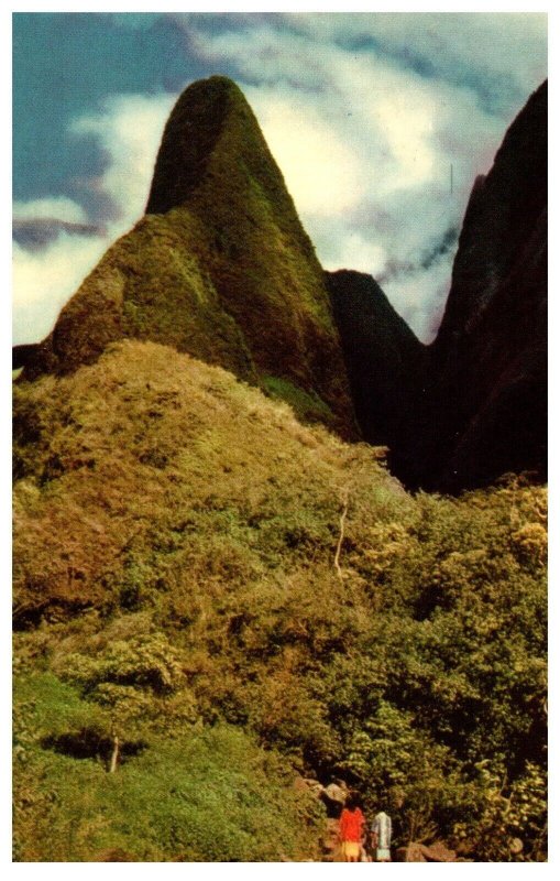 The Needle in Iao Valley near Wailuku Maui Hawaii Postcard