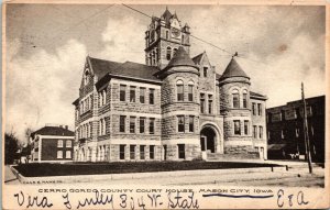 Gerro Gordo Cty Courthouse Mason City Iowa Postcard 1906 Undivided back