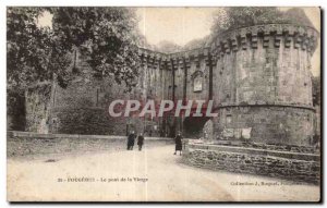 Old Postcard Fougeres The Lady Bridge