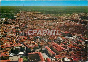 Postcard Modern Parma view plane Panorama