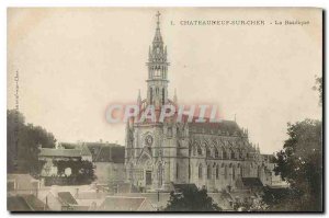 Old Postcard Chateauneuf sur Cher Basilica