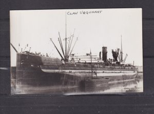 SHIP,  CLAN URQUART , 1899, CLAN LINE, ppc., REPRINT.