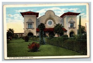 Vintage Early 1900's Southern Pacific Depot San Antonio Texas UNPOSTED