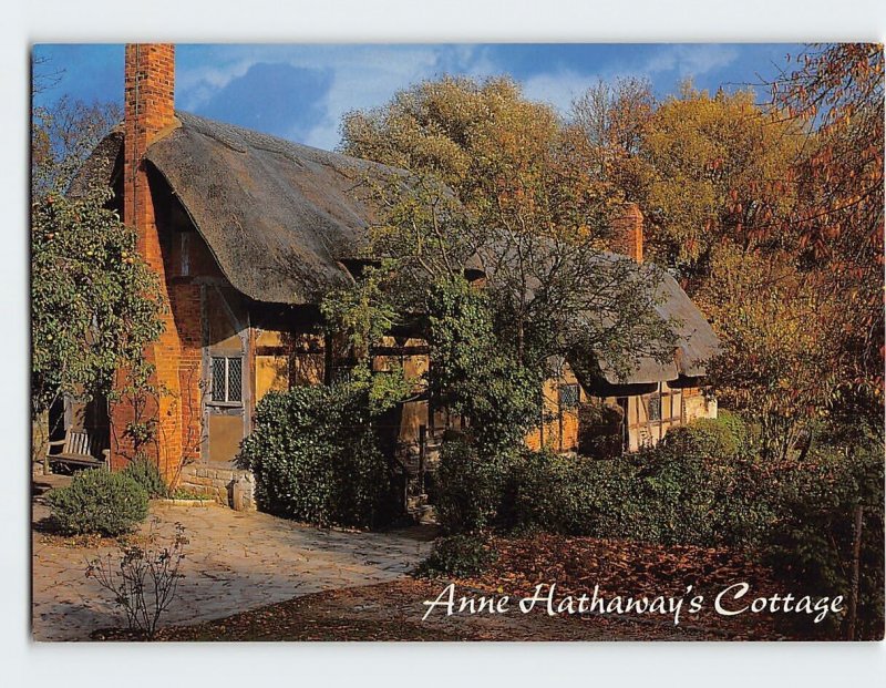 Postcard Anne Hathaway's Cottage, Shottery, England