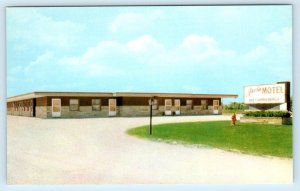 ROBINSON, IL Illinois ~ Roadside ARVIN MOTEL c1950s Crawford County Postcard