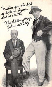 The Stebbins Boys NBC Radio Show Vintage Postcard AA79770