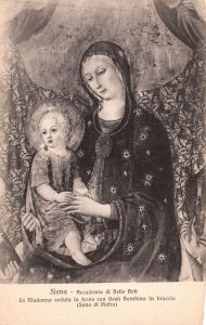 Vintage Postcard 1910's Siena Accedemia di Belle Arti Madonna Mother & Child Art