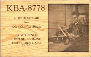 Maine East Holden QSL Card KBA-8778 Tom Turner