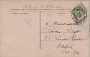 Married Couple En Quittant les Bras de ta Mere RPPC C024