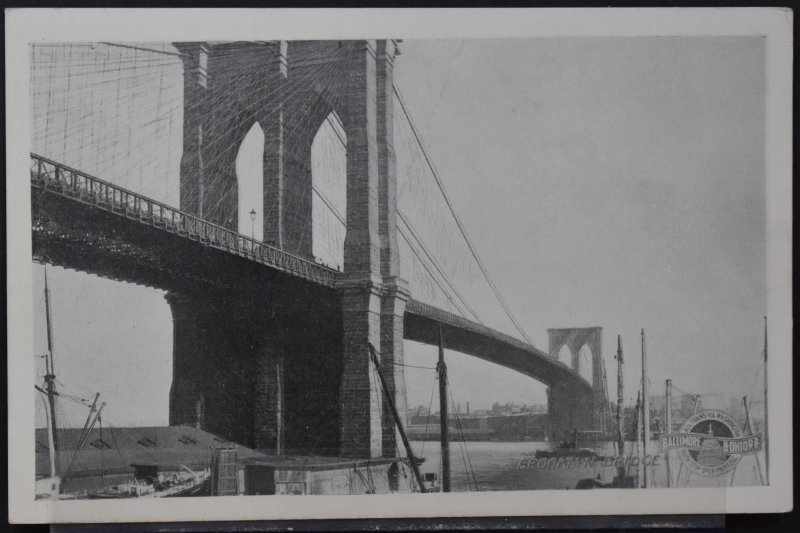 New York, NY - Brooklyn Bridge - B & O Railroad - Early 1900s