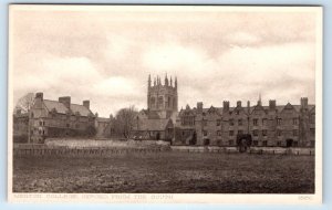 OXFORD Merton College from south ENGLAND UK Postcard