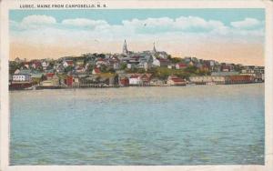 Maine Lubec View From Campobello New Brunswick 1931