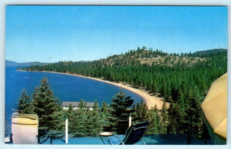 LAKE TAHOE, Nevada NV ~ Birdseye MARLA BAY Lake of the Sky 1960s  Postcard