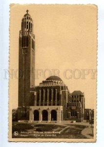 235633 BELGIUM ANVERS Eglise du Christ-Roi Church Vintage PC