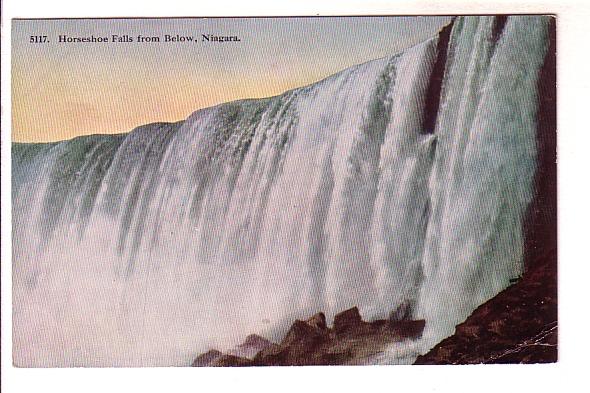 Horseshoe Falls from Below, Niagara Falls, New York, H H T Co